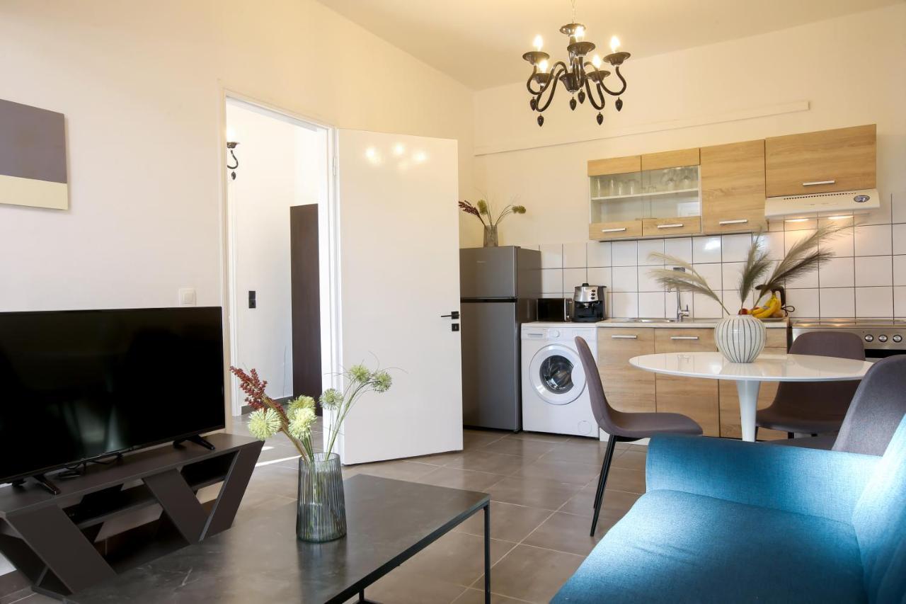 Luxury Apartments Christos 古维亚 外观 照片